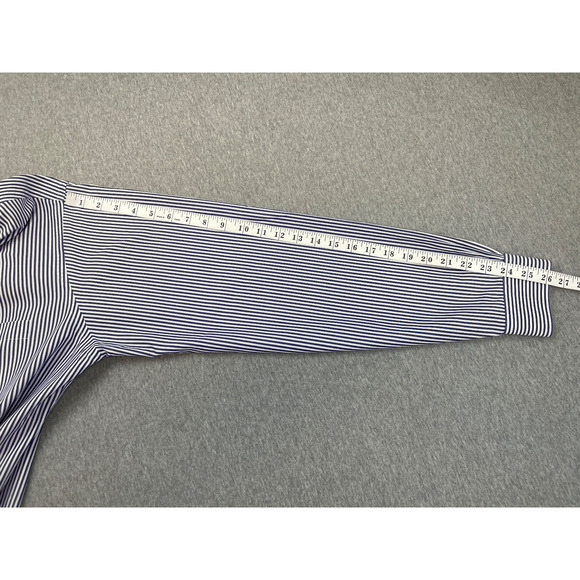 Brooks Brothers Shirt Mens 15.5 - 35 Striped 100% Cotton Button Down - Picture 6 of 8